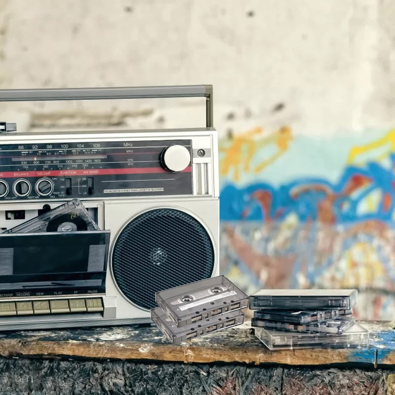 Fasmov 30 Pack Cassette Tape Cases, Clear Plastic Storage Cases, Perfect for Audio Cassette Tape Organization, 4.25" L x 2.75" W x 0.6" H - Image 5